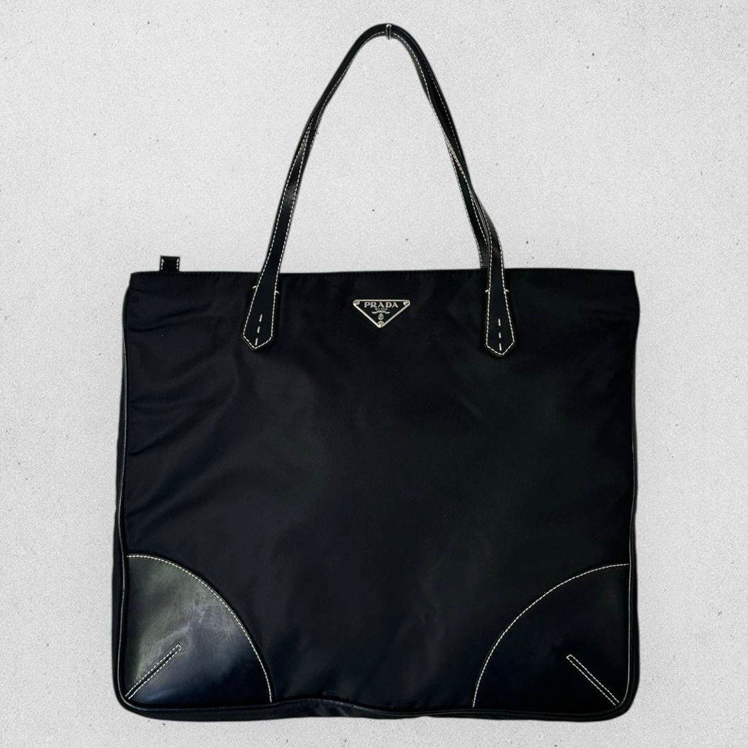Authentic Vintage Prada Re-Nylon Tote Bag