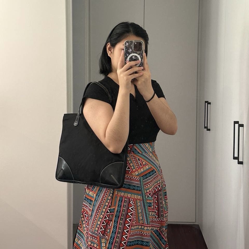 Authentic Vintage Prada Re-Nylon Tote Bag