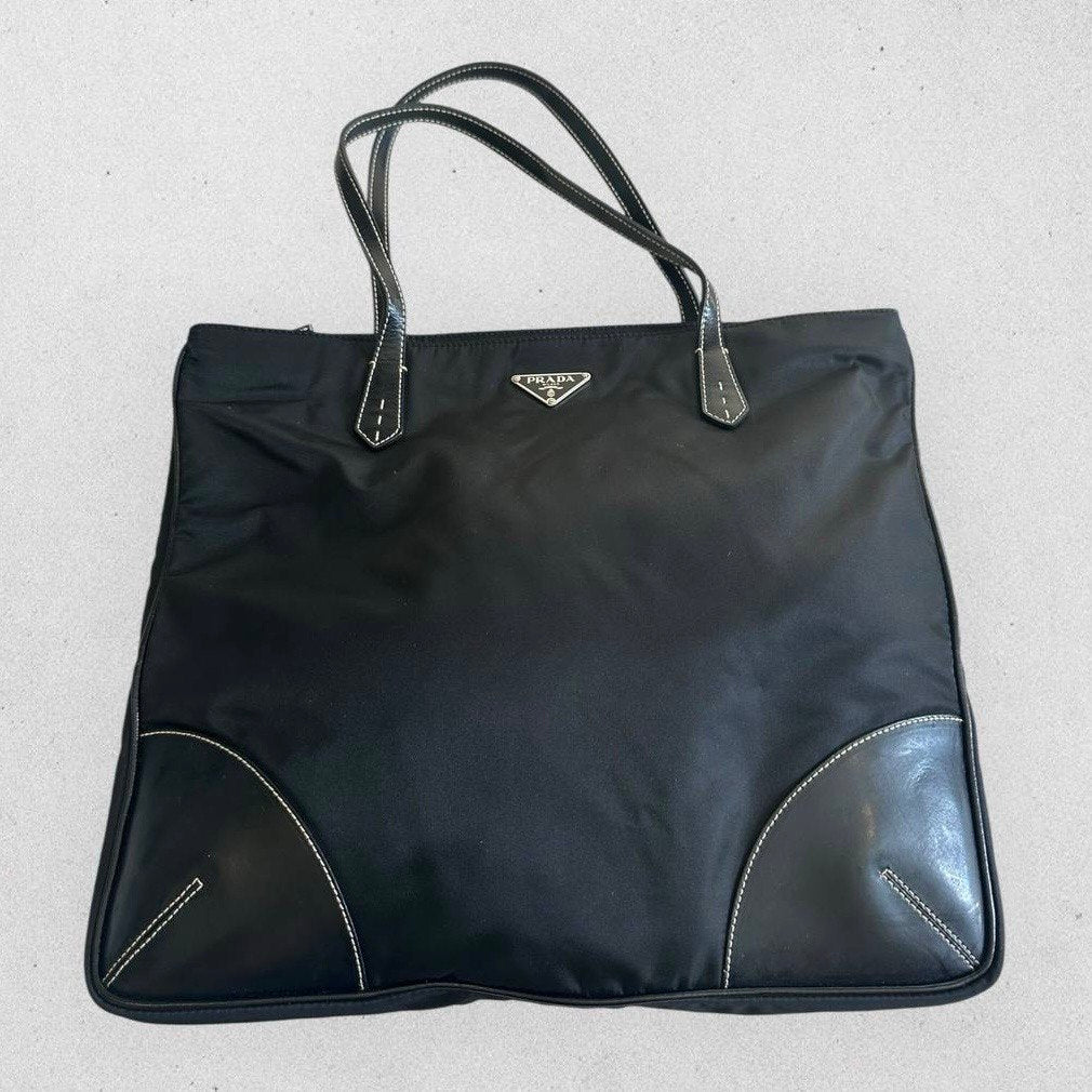 Authentic Vintage Prada Re-Nylon Tote Bag
