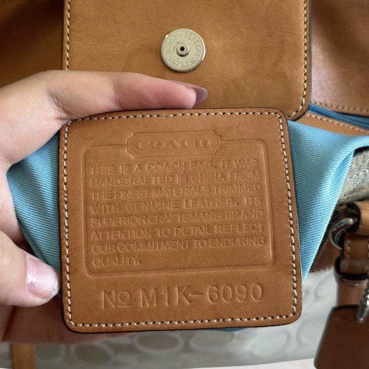 Authentic Vintage Coach Signature Tote Bag
