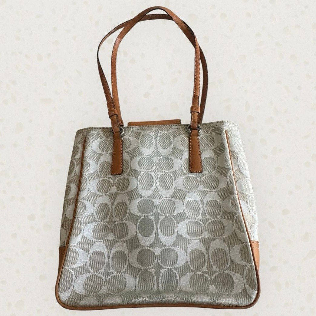 Authentic Vintage Coach Signature Tote Bag