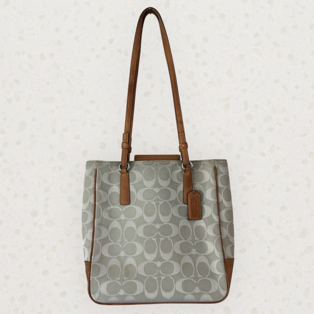 Authentic Vintage Coach Signature Tote Bag
