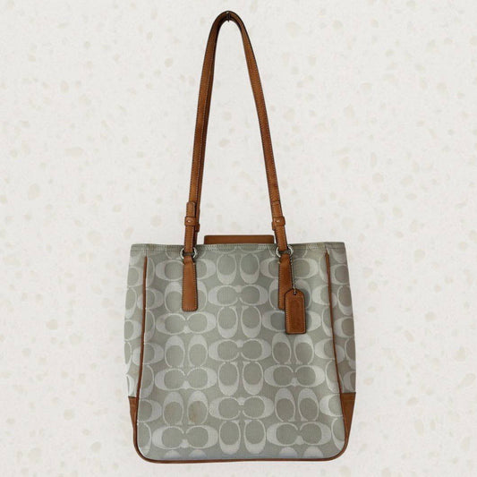 Authentic Vintage Coach Signature Tote Bag