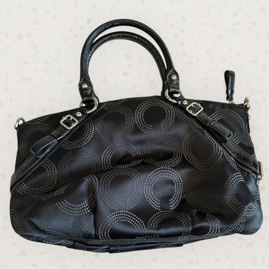 Authentic Vintage Coach Signature Ashley Shoulder Bag