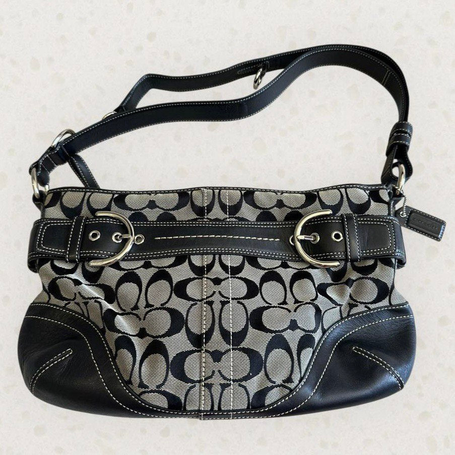 Authentic Vintage Coach Signatue Shoulder/Crossbody Bag