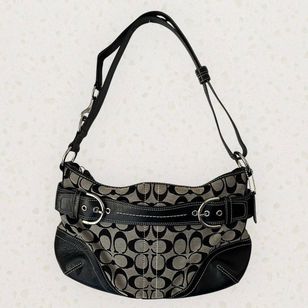 Authentic Vintage Coach Signatue Shoulder/Crossbody Bag