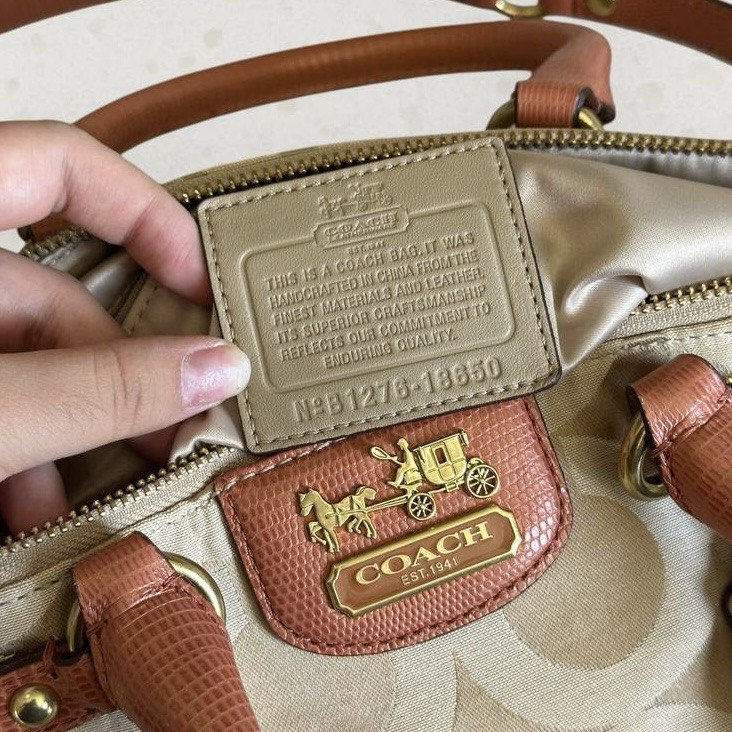 Authentic Vintage Coach Ashley Signature Shoulder Bag