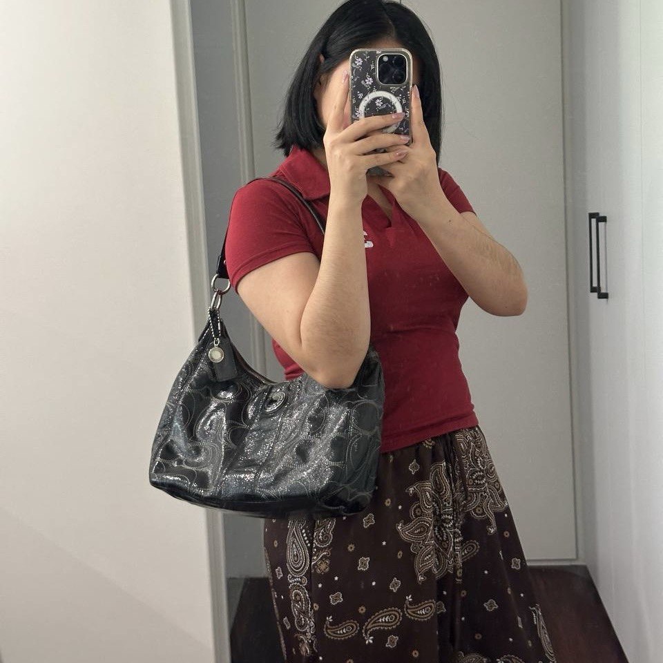 Authentic Vintage Coach Poppy Hobo Bag