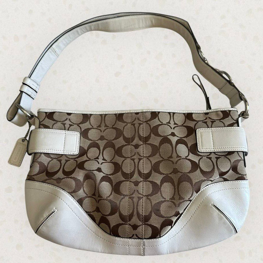 Authentic Vintage Coach Signature Shoulder/Crossbody Bag