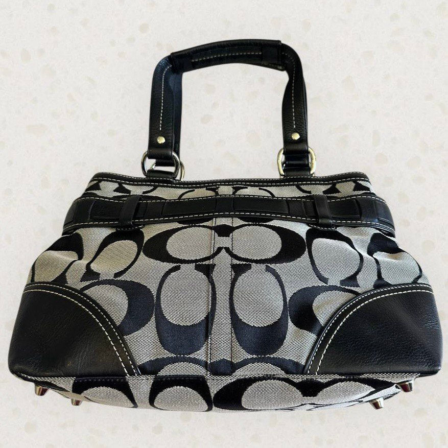 Authentic Vintage Coach Signature Hamptons Shoulder Bag