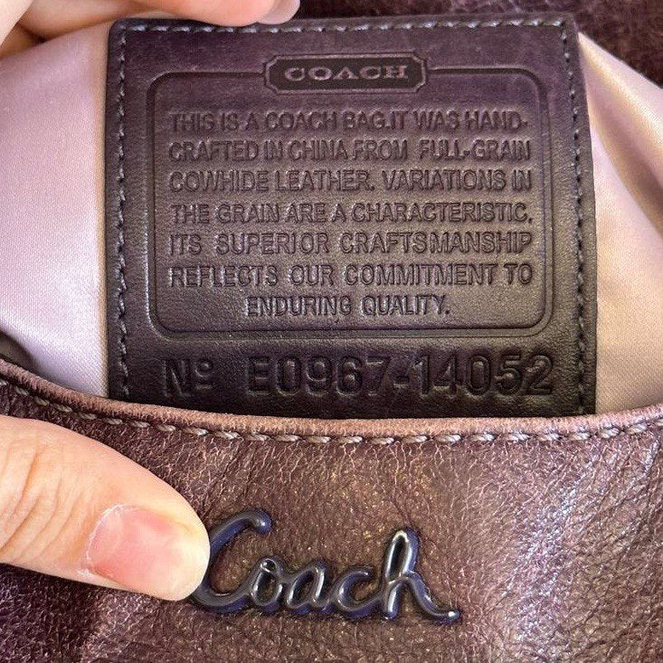 Authentic Vintage Coach Lexi Leather Shoulder Bag