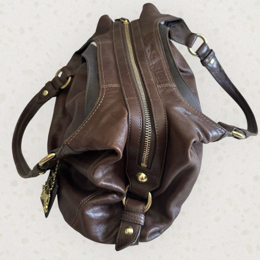 Authentic Vintage Coach Maggie Leather Shoulder Bag