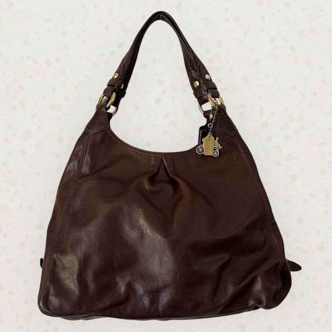 Authentic Vintage Coach Maggie Leather Shoulder Bag