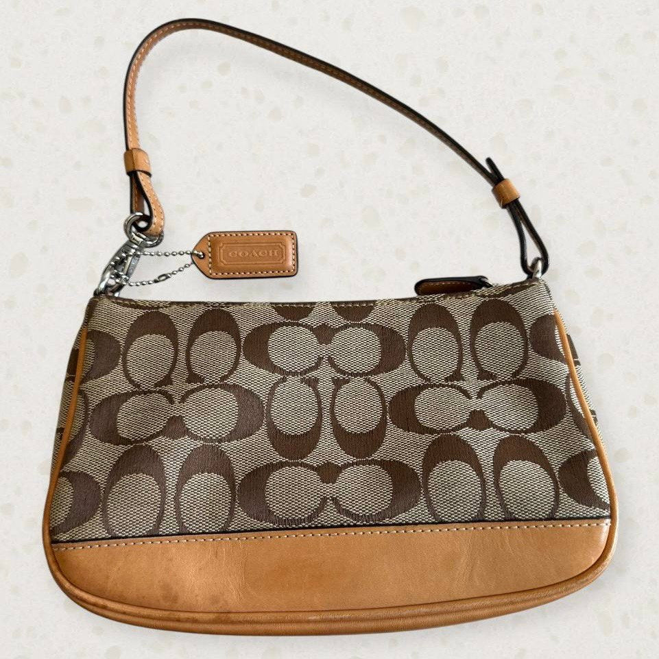 Authentic Vintage Coach Demi Signature Shoulder Bag