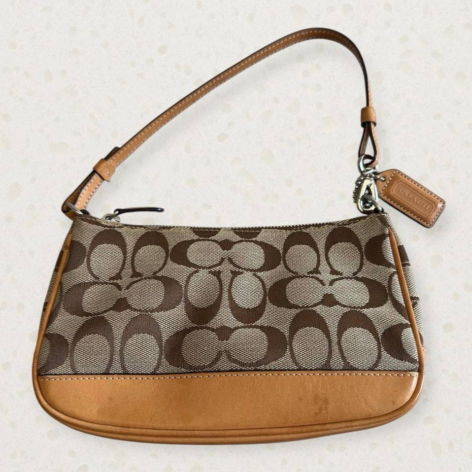 Authentic Vintage Coach Demi Signature Shoulder Bag