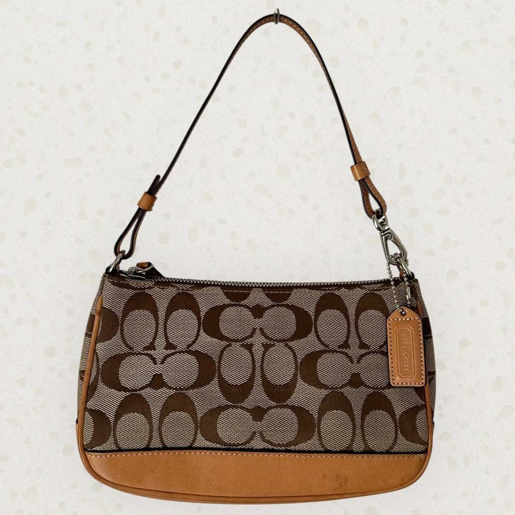Authentic Vintage Coach Demi Signature Shoulder Bag