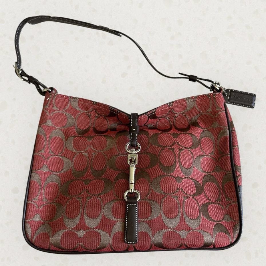 Authentic Vintage Coach Hamptons Signature Shoulder Bag