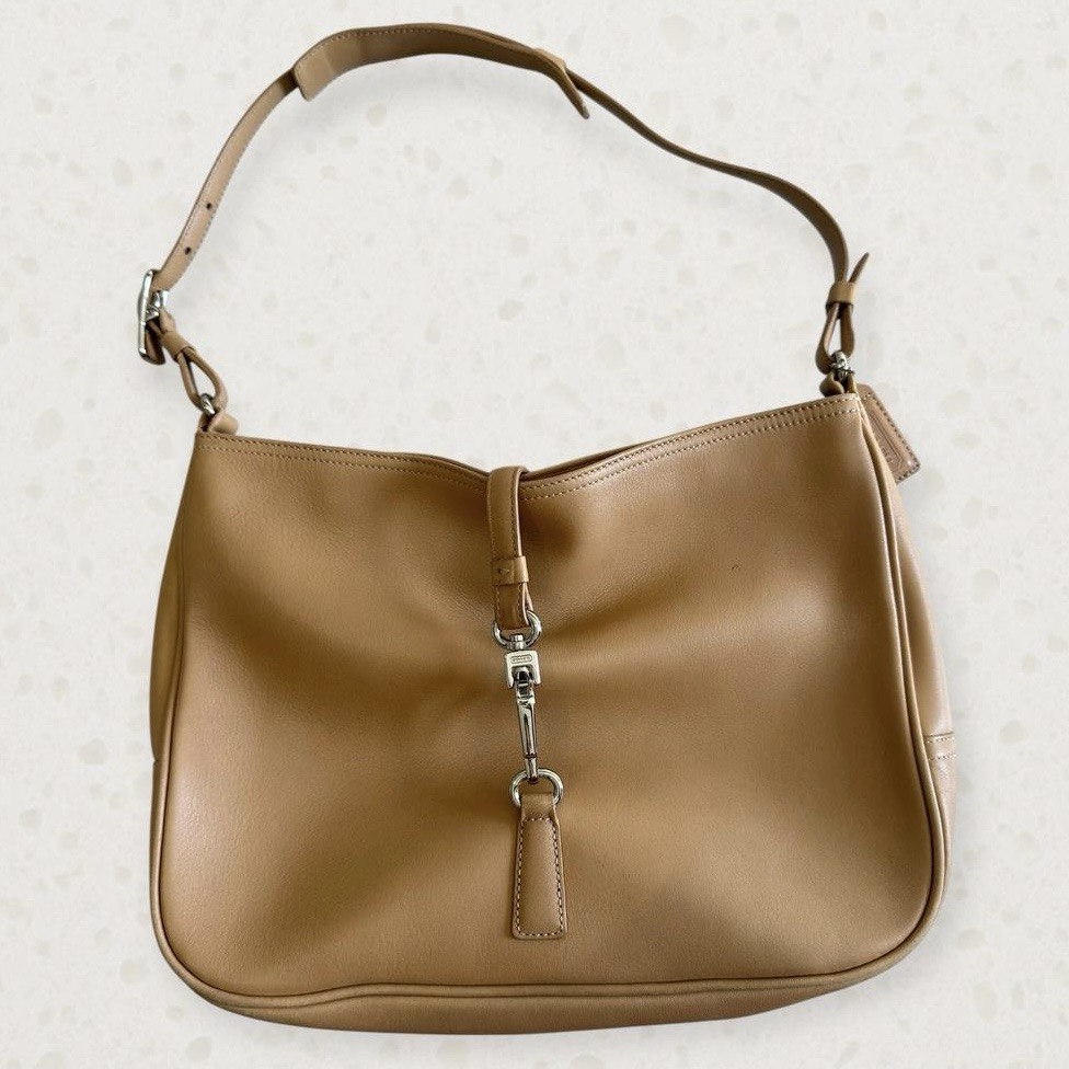 Authentic Vintage Coach Hamptons Leather Shoulder Bag