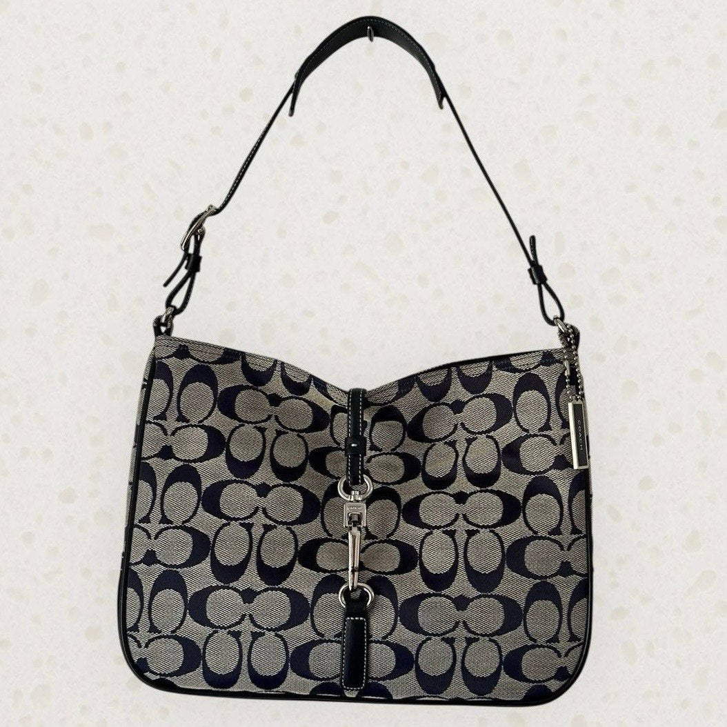 Authentic Vintage Coach Hamptons Signature Shoulder Bag