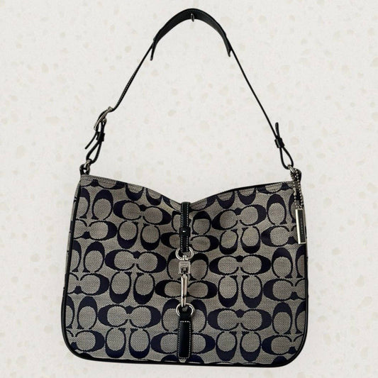 Authentic Vintage Coach Hamptons Signature Shoulder Bag