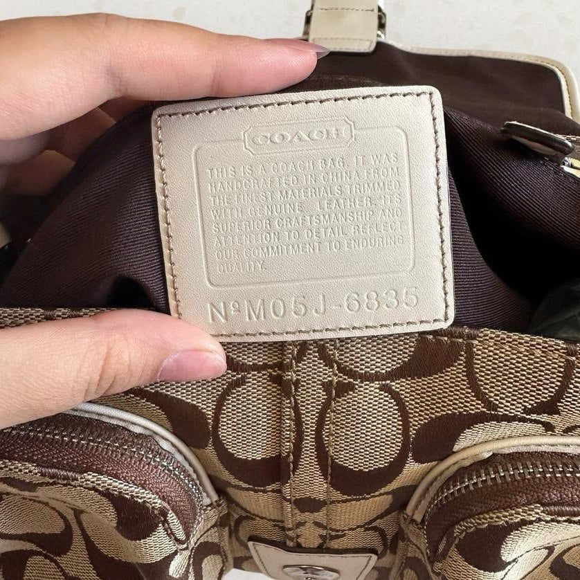 Authentic Vintage Coach Cargo Pocket Shoulder Bag