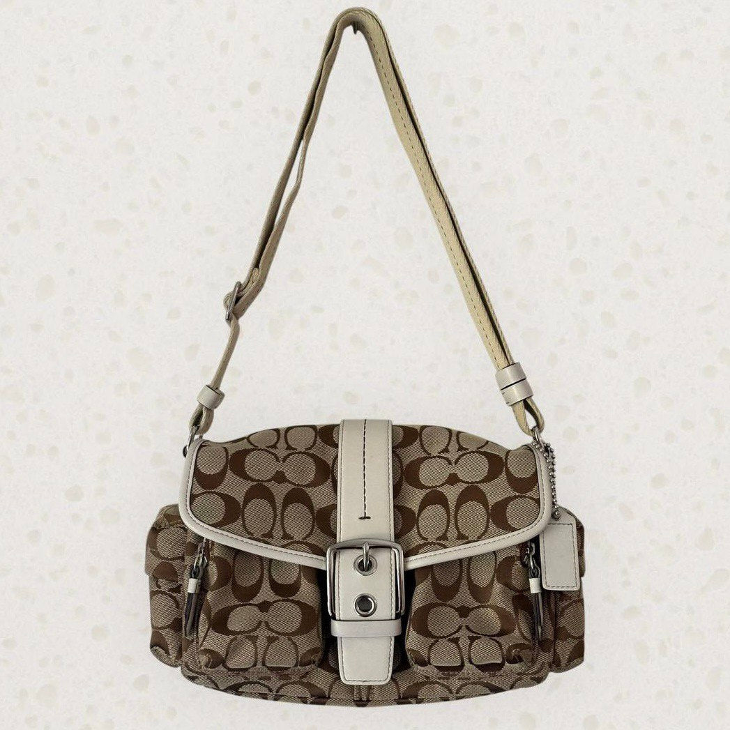 Authentic Vintage Coach Cargo Pocket Shoulder Bag