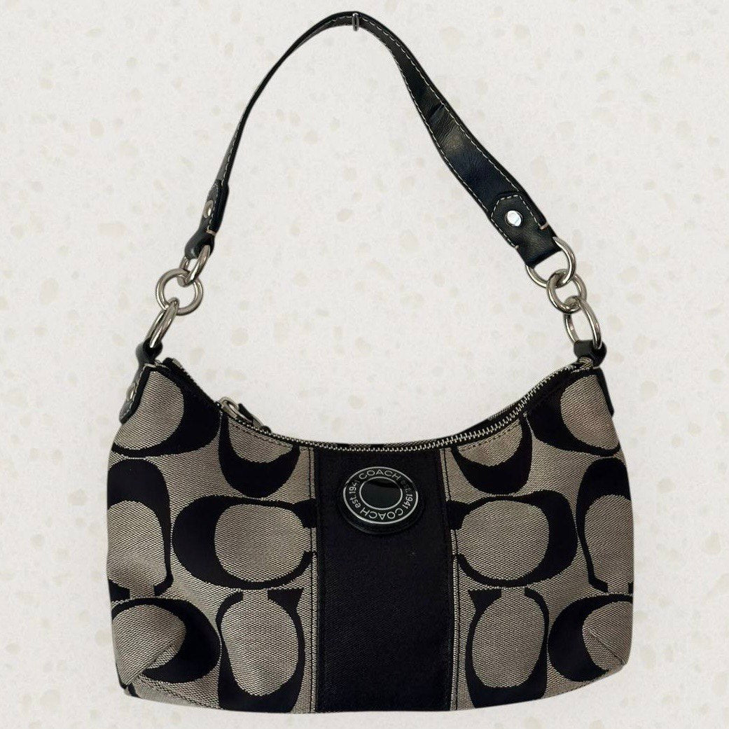 Authentic Vintage Coach Poppy Signature Shoulder Bag
