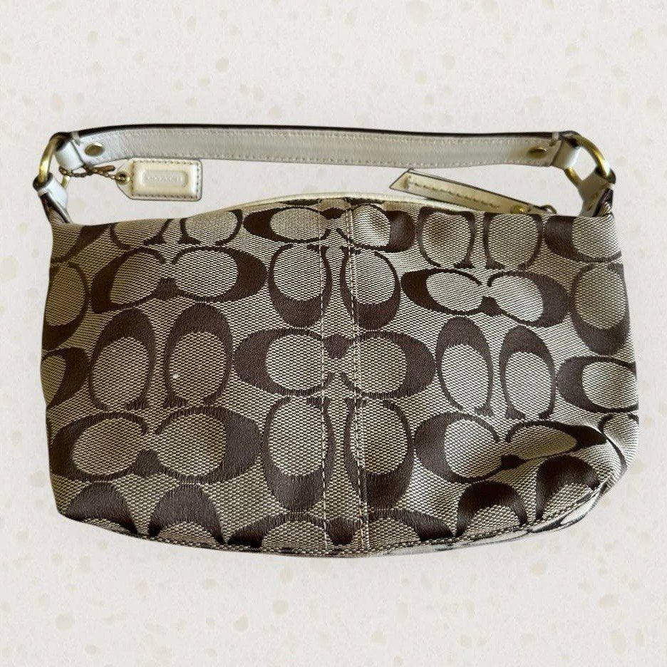 Authentic Vintage Coach Signature Small Shoulder Bag