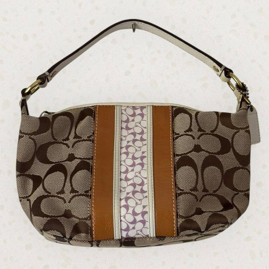 Authentic Vintage Coach Signature Small Shoulder Bag