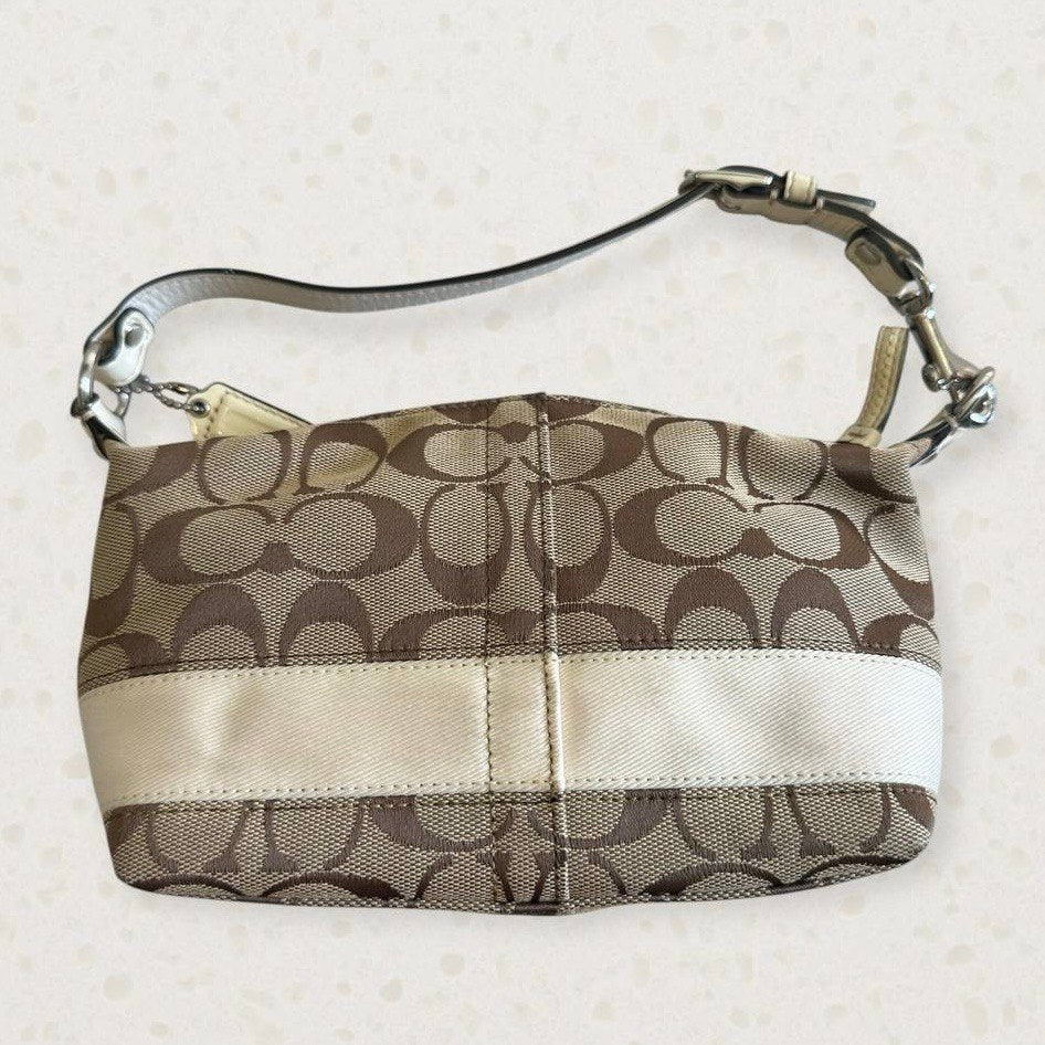 Authentic Vintage Coach Signature Small Shoulder Bag