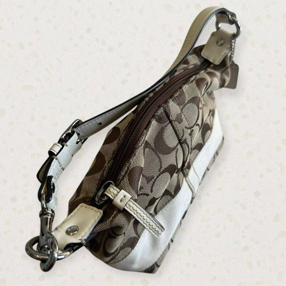 Authentic Vintage Coach Signature Small Shoulder Bag