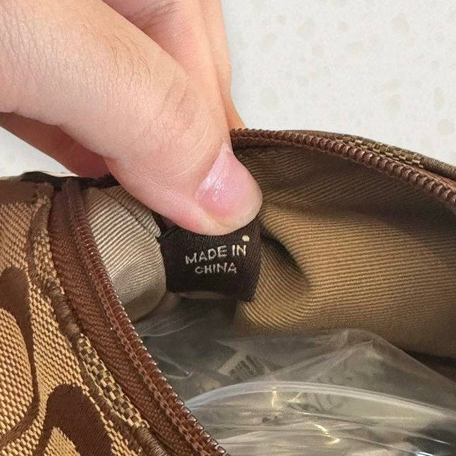 Authentic Vintage Coach Signature Small Shoulder Bag