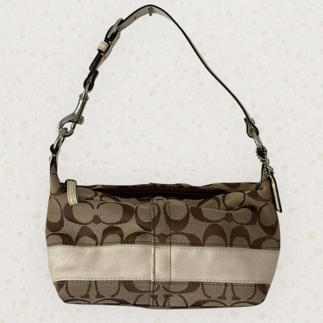 Authentic Vintage Coach Signature Small Shoulder Bag