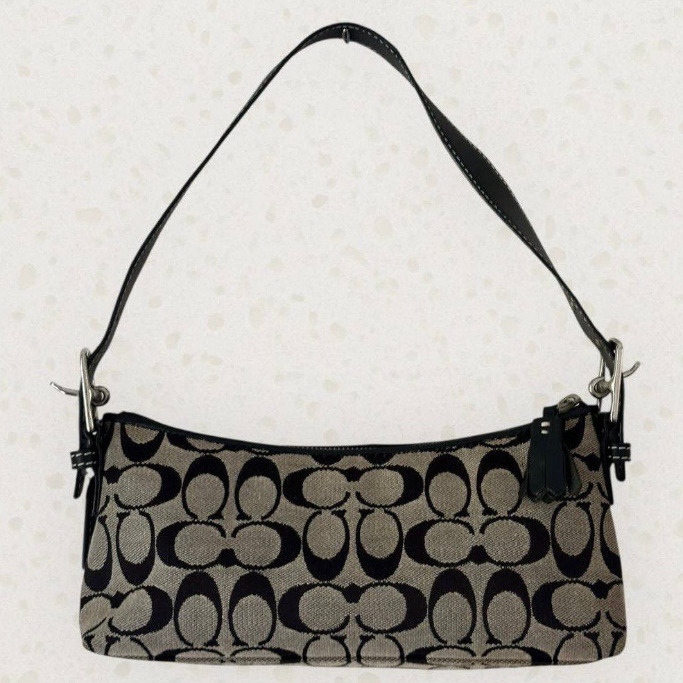 Authentic Vintage Coach Signature Shoulder Bag