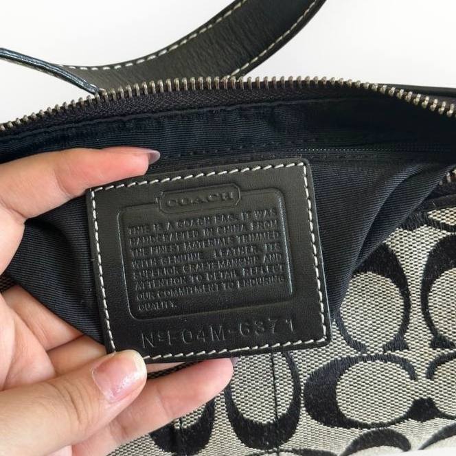 Authentic Vintage Coach Signature Shoulder Bag