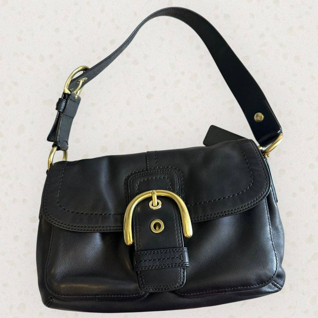 Authentic Vintage Coach Soho Leather Shoulder Bag