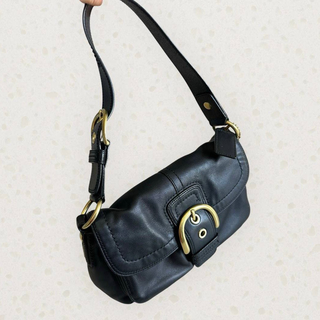 Authentic Vintage Coach Soho Leather Shoulder Bag