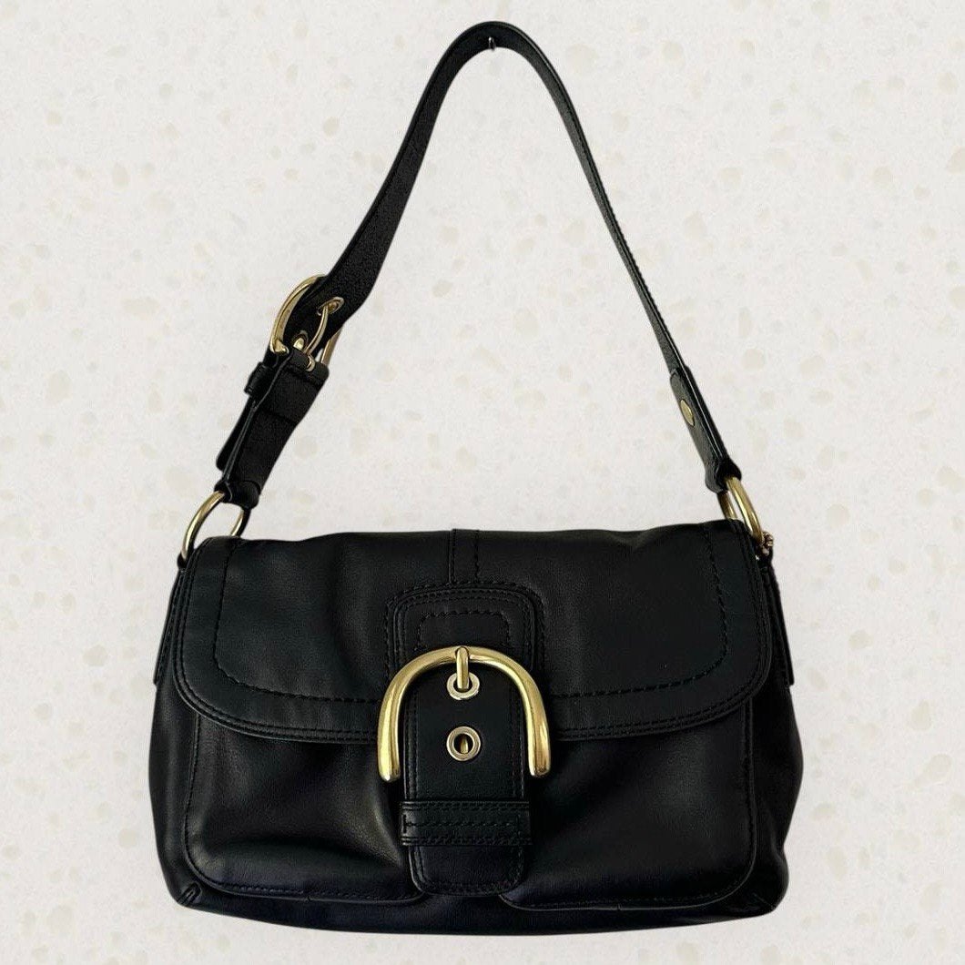 Authentic Vintage Coach Soho Leather Shoulder Bag