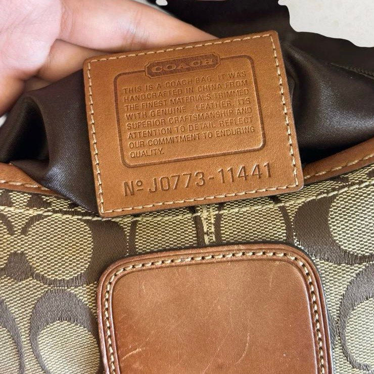 Authentic Vintage Coach Bleecker Shoulder Bag