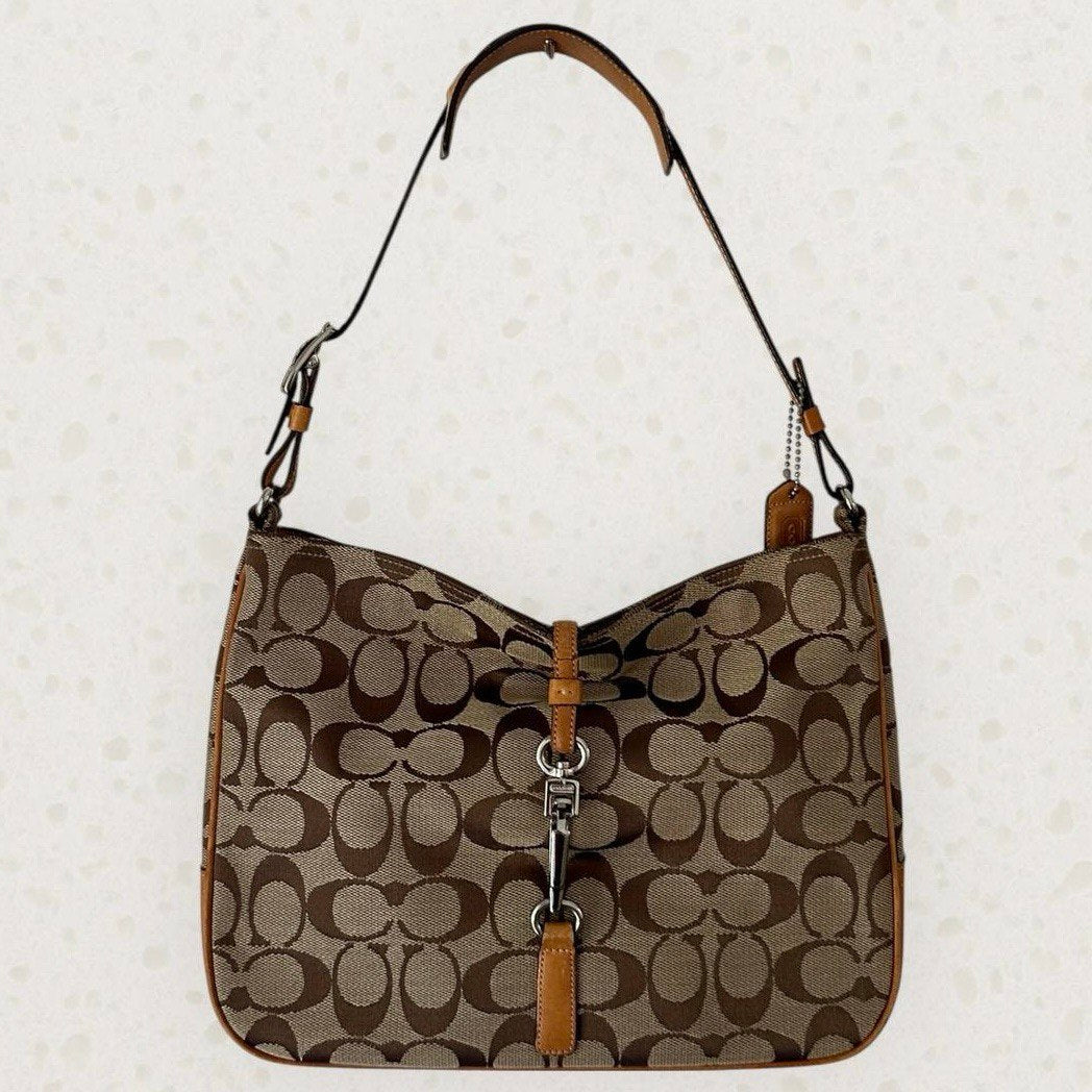 Authentic Vintage Coach Signature Hamptons Shoulder Bag