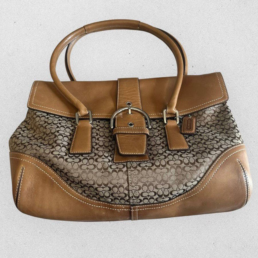 Authentic Vintage Coach Soho Signature Satchel Bag