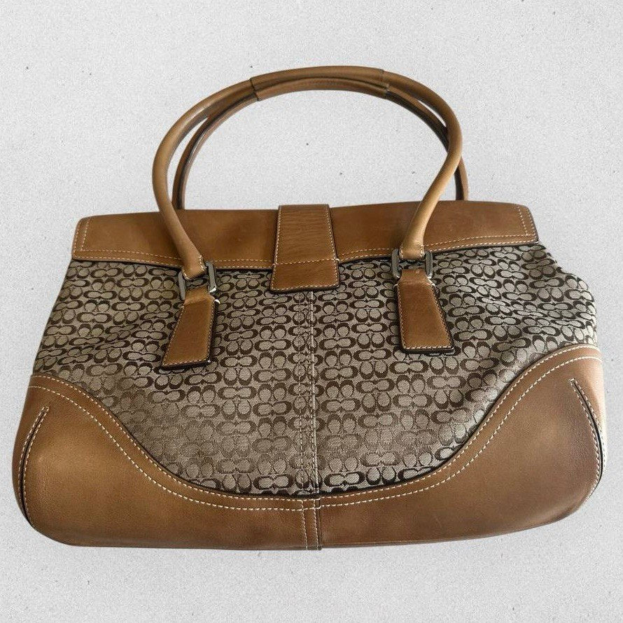 Authentic Vintage Coach Soho Signature Satchel Bag