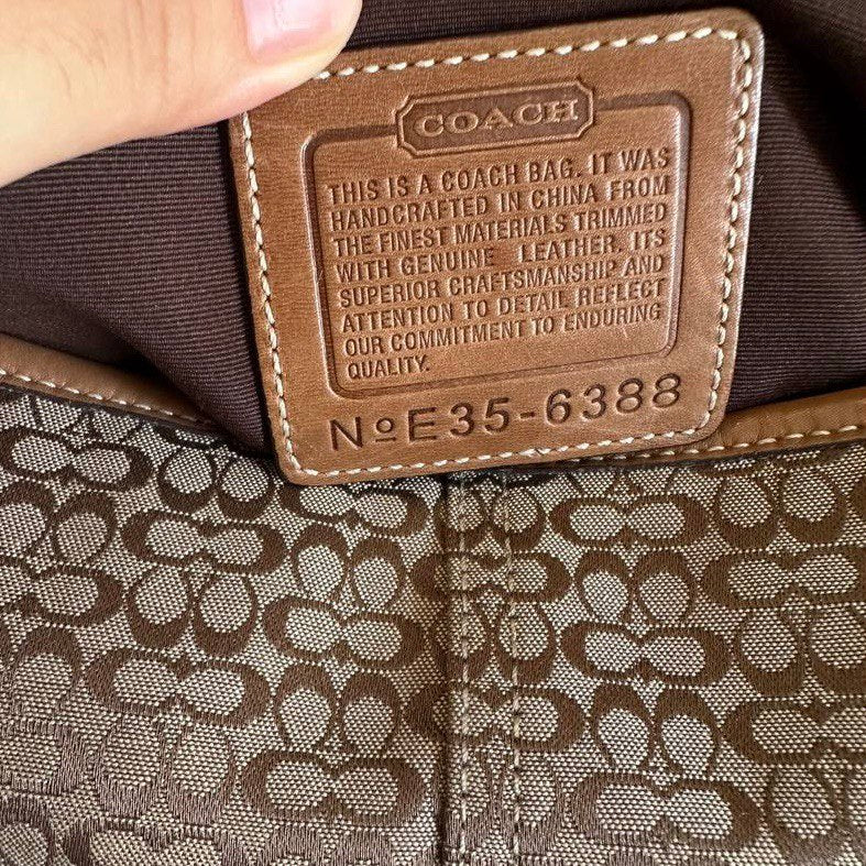 Authentic Vintage Coach Soho Signature Satchel Bag