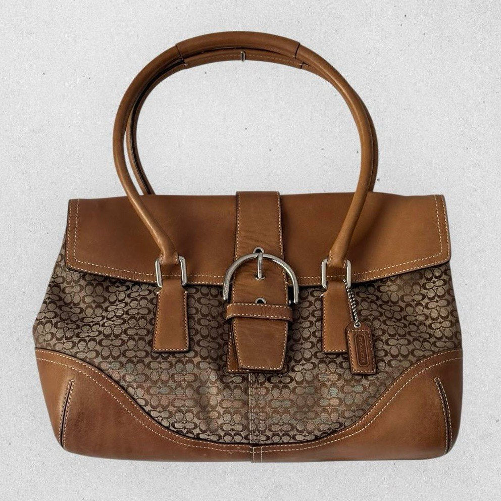 Authentic Vintage Coach Soho Signature Satchel Bag