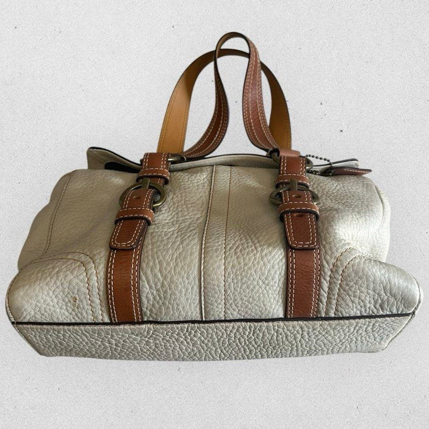 Authentic Vintage Coach Chelsea Pebble Leather Satchel Bag