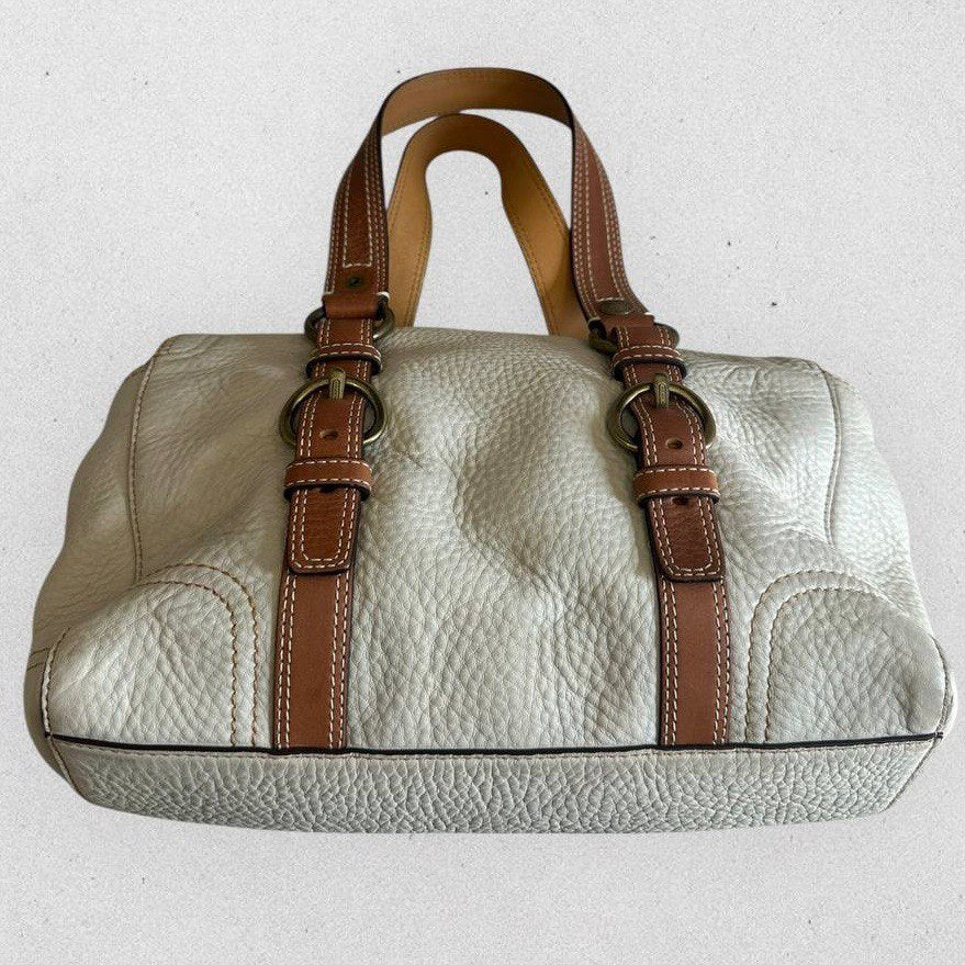 Authentic Vintage Coach Chelsea Pebble Leather Satchel Bag