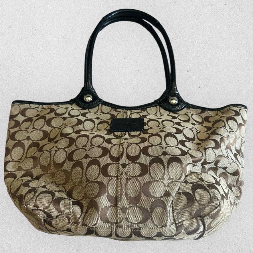 Authentic Vintage Coach Legacy Signature Tote Bag