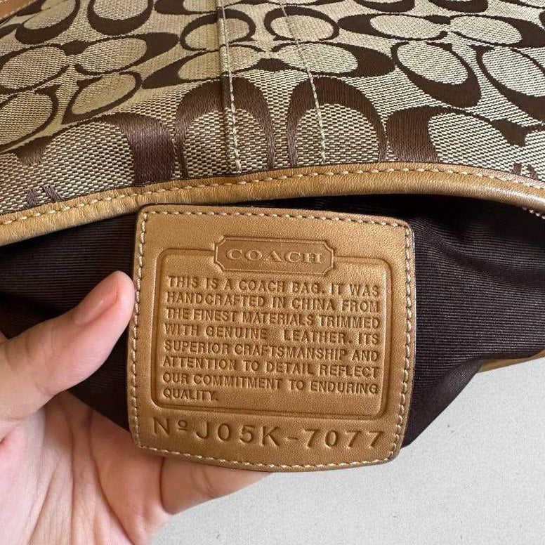 Authentic Vintage Coach Signature Shoulder/Crossbody Bag